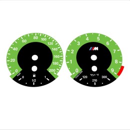 BMW E90 E92 M3 Green - 1M style - 2