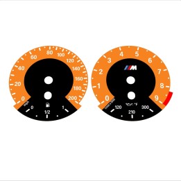 BMW E90 E92 M3 Orange- 1M style - 2