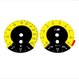 BMW E90 E92 M3 Yellow - 1M style - 2