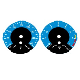 BMW E82 E87 135i 160 MPH Blue - 1M Style - 1