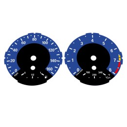 BMW E82 E87 135i 160 MPH Dark Blue - 1M Style - 1