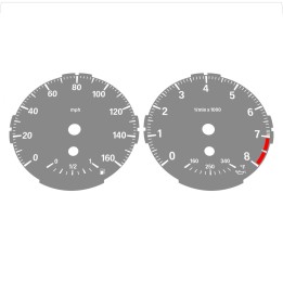 BMW E82 E87 135i 160 MPH Gray - Standard - 1