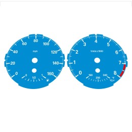 BMW E82 E87 135i 160 MPH Blue - Standard - 1