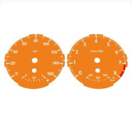 BMW E82 E87 135i 160 MPH Orange - Standard - 1
