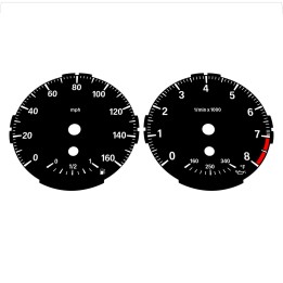 BMW E82 E87 135i 160 MPH Black - Standard - 1