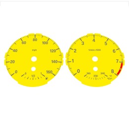 BMW E82 E87 135i 160 MPH Yellow - Standard - 1