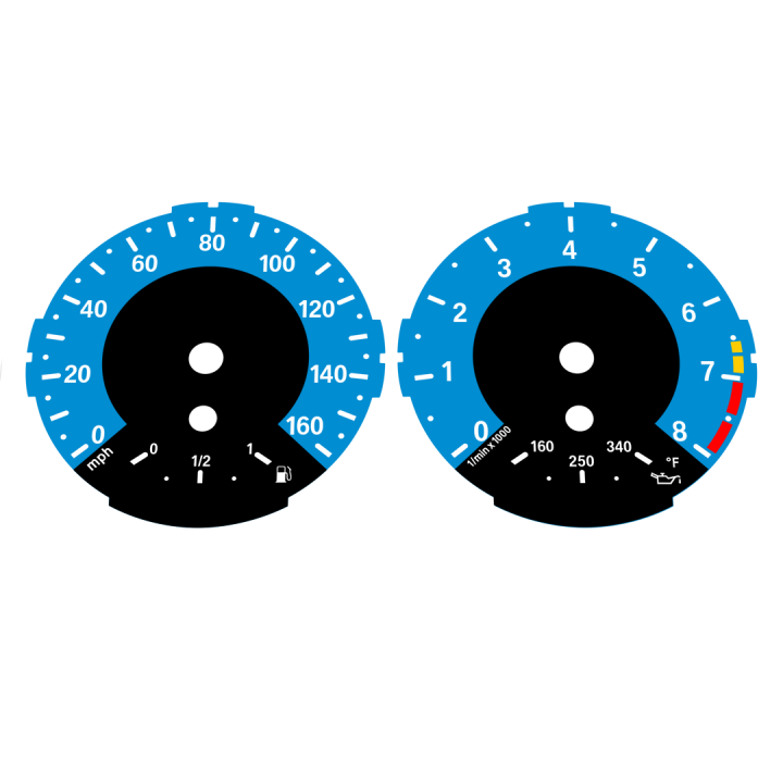 BMW E82 E87 135i 160 MPH Blue - 1M Style - 29