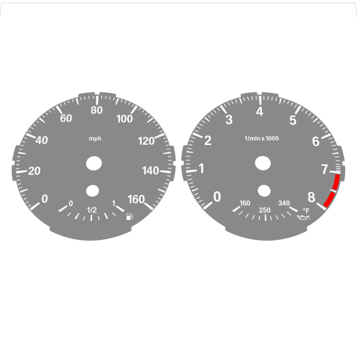 BMW E82 E87 135i 160 MPH Gray - Standard - 43
