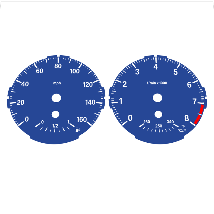 BMW E82 E87 135i 160 MPH Dark Blue - Standard - 43