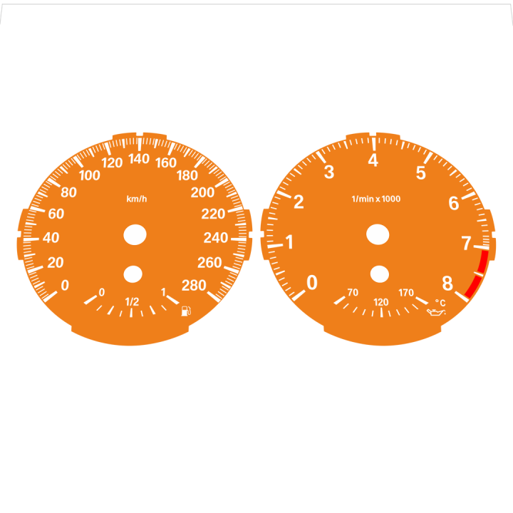 BMW E82 E87 135i 280 KM/H Orange - Standard - 22