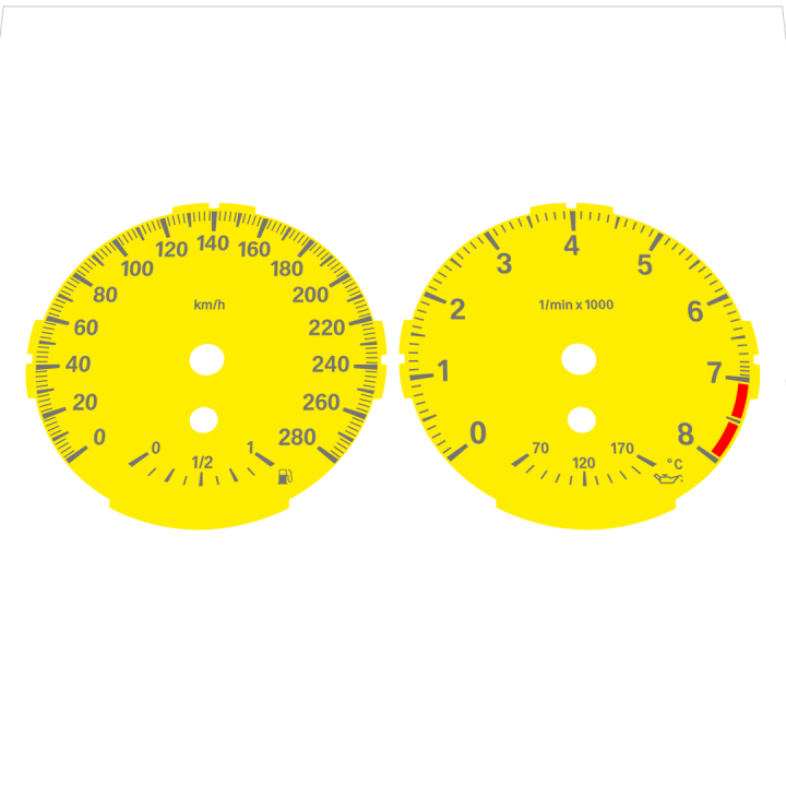 BMW E82 E87 135i 280 KM/H Yellow - Standard - 22