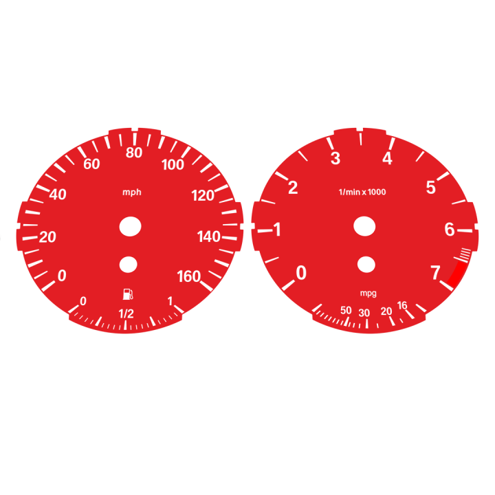BMW E90 E92 320i 325i 328i 330i LOW Red - 111