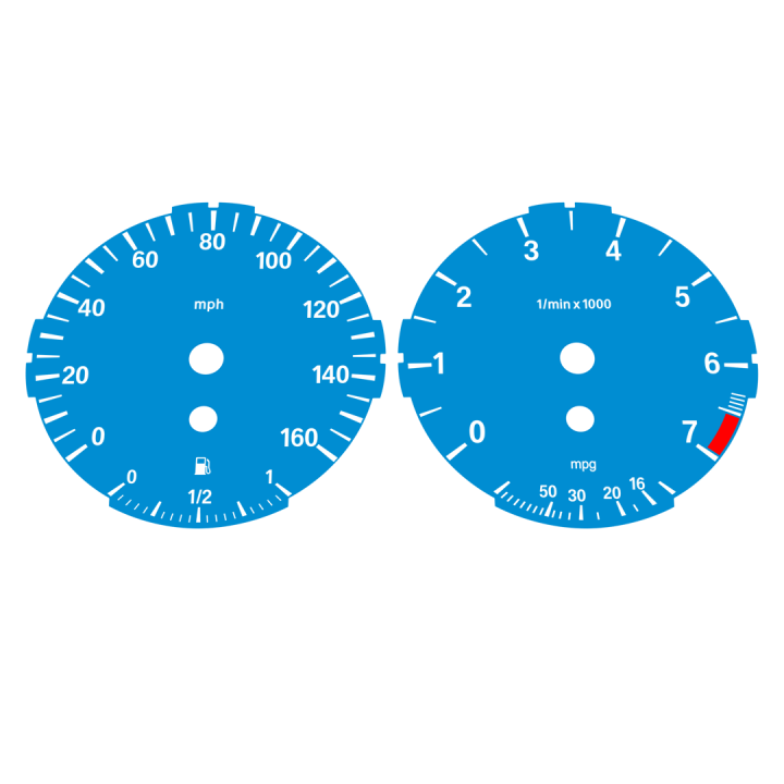 BMW E90 E92 320i 325i 328i 330i LOW Blue - 111