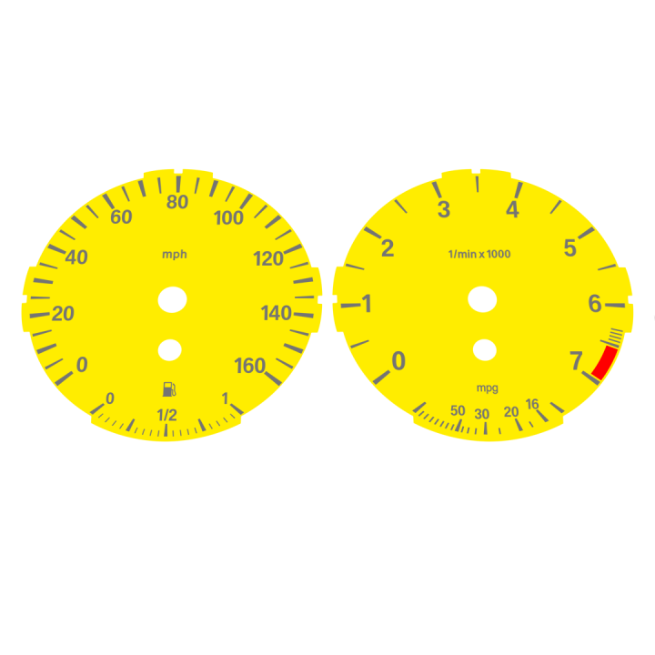BMW E90 E92 320i 325i 328i 330i LOW Yellow - 110