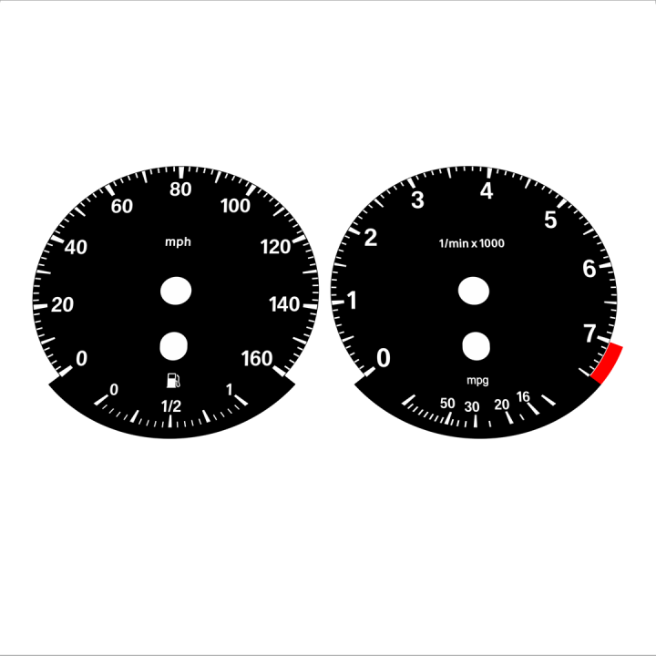 BMW E90 320i 325i 328i 330i MPH HIGH Black - 50