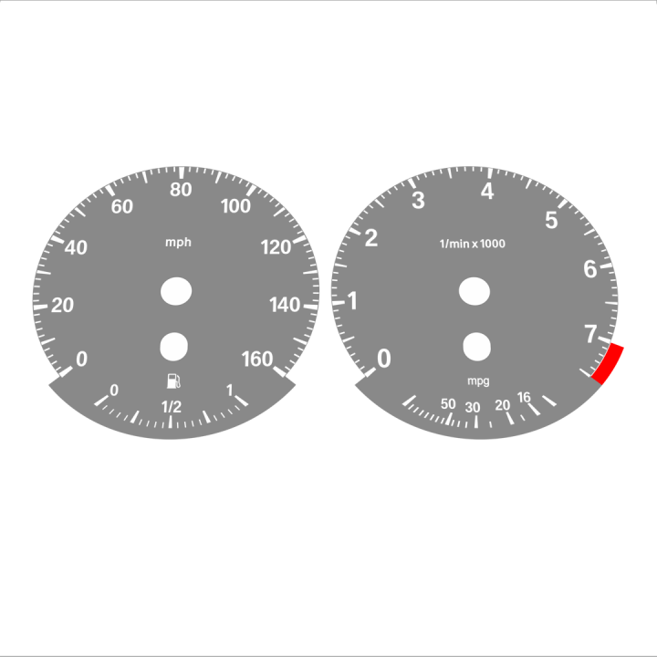 BMW E90 320i 325i 328i 330i MPH HIGH Gray - 156