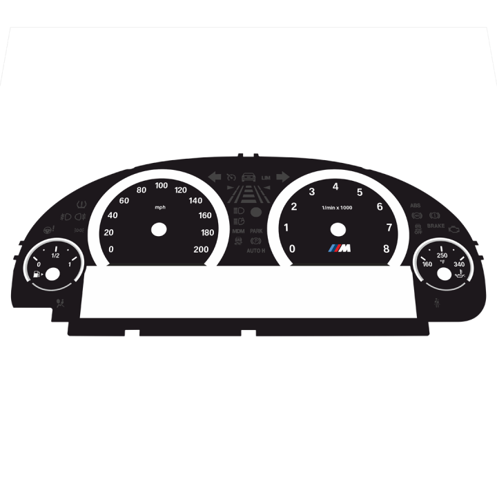 BMW F10 M5 F12 M6 MPH Black - 1