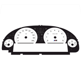 BMW F10 M5 F12 M6 MPH White - 1