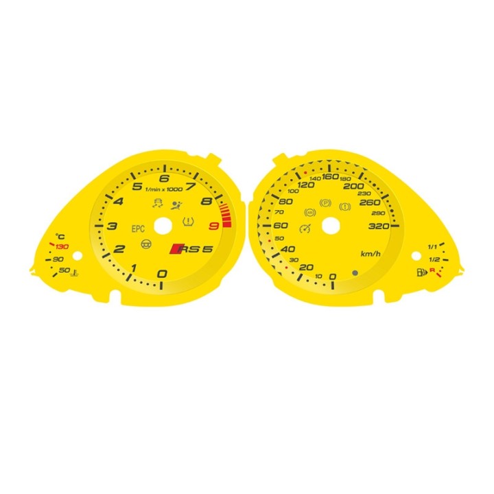 Audi RS5 8T KM/H Yellow - 1
