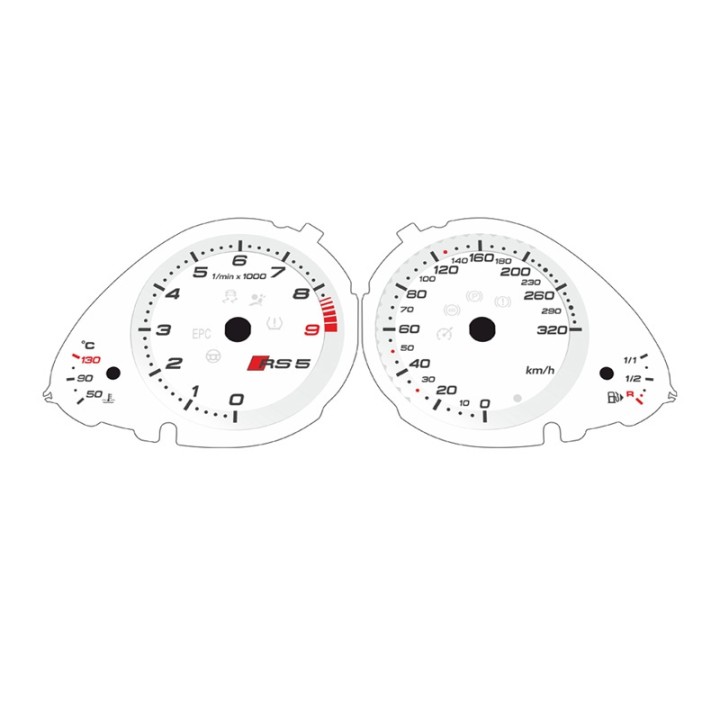 Audi RS5 8T KM/H White - 1