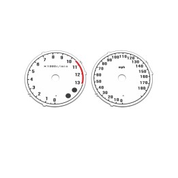 Kawasaki GTR 1400 2010-2015 MPH White - 1