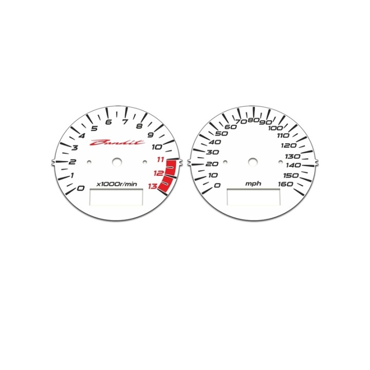 Suzuki GSF 1200 Bandit 2001-2006 MPH White - 1