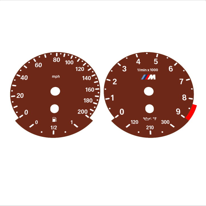 BMW E90 E92 M3 Fox Red - Standard - 2