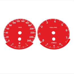 BMW E90 320i 325i 328i 330i KMH HIGH Red - 2