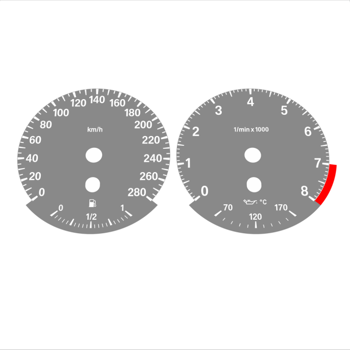 BMW E90 320i 325i 328i 330i KMH HIGH Gray - 1