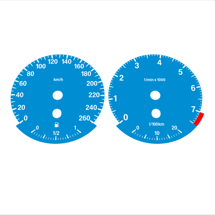 BMW E90 320i 325i 328i 330i KMH HIGH Blue - 4