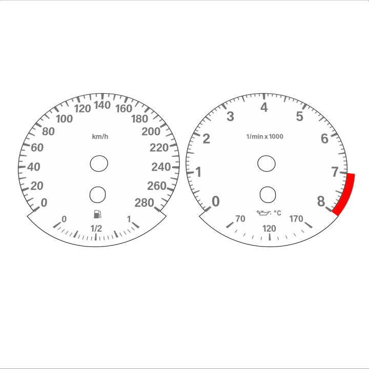BMW E90 320i 325i 328i 330i KMH HIGH White - 1