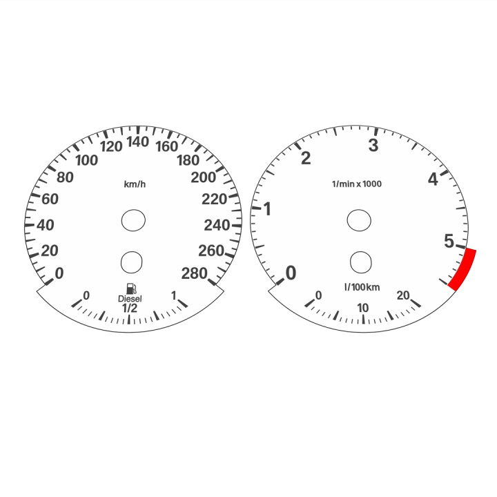 BMW E90 320d 325d 330d 335d KMH HIGH White - 1