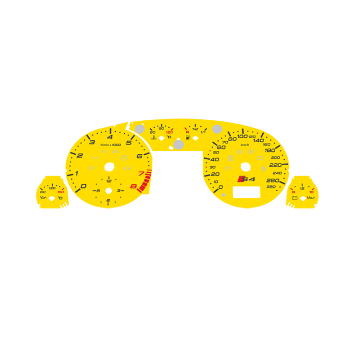 Audi S4 B5 KMH Yellow - 4