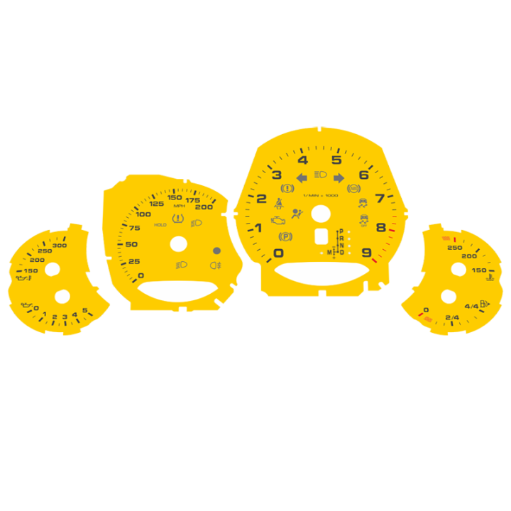 Porsche 911 - 991.1 Carrera | Carrera S | GTS KM/H Yellow - 1