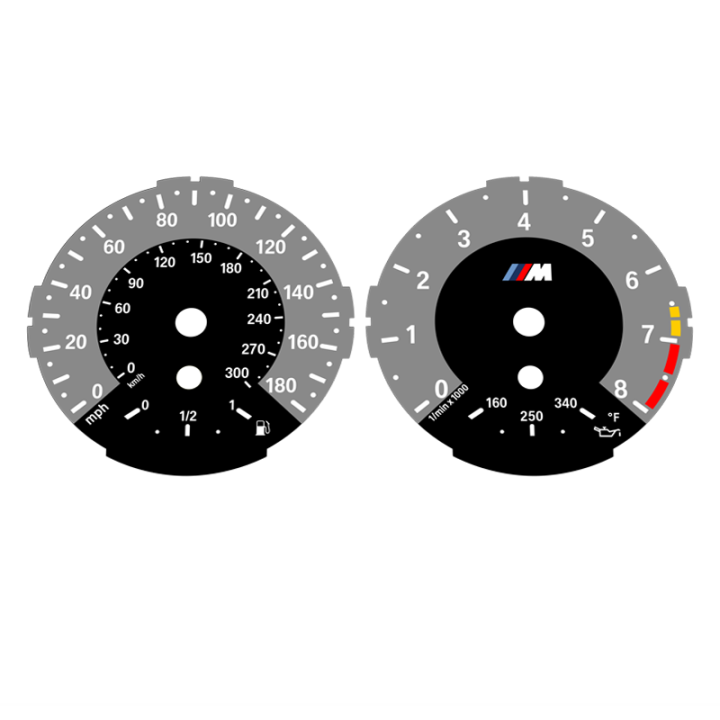 BMW 1M Custom Gauge Faces