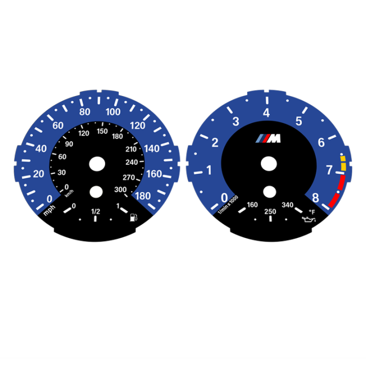 BMW 1M Custom Gauge Faces