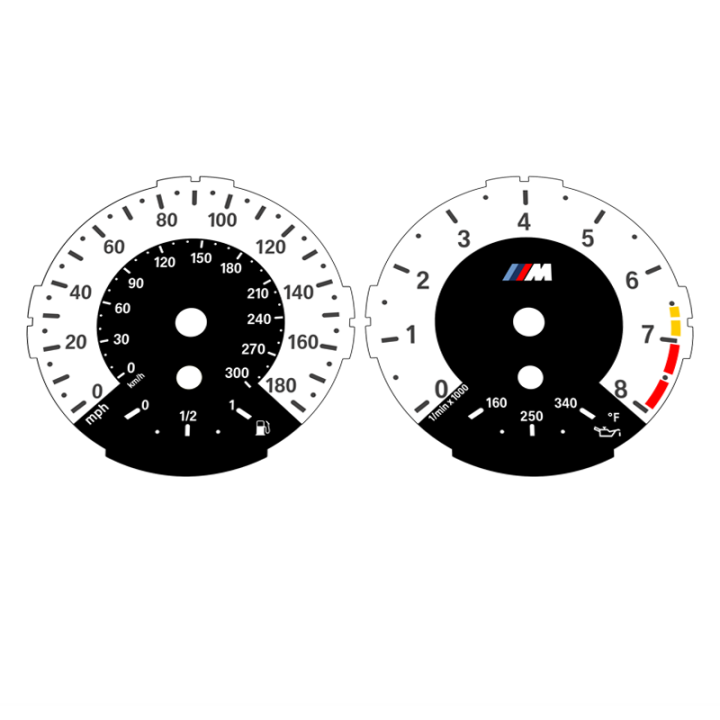BMW 1M Custom Gauge Faces