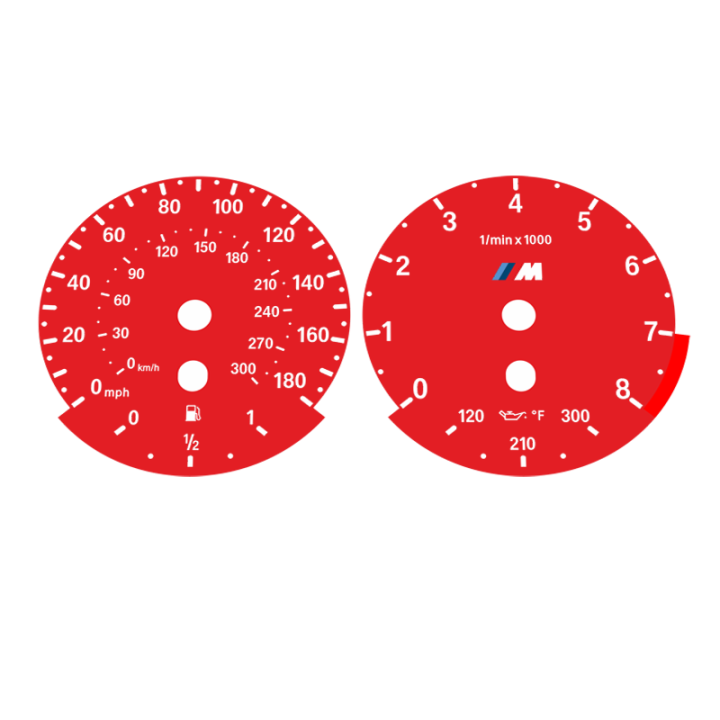 BMW E70 X5M | E71 X6M Custom Gauge Faces
