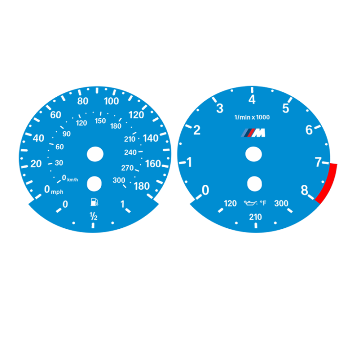 BMW E70 X5M | E71 X6M Custom Gauge Faces