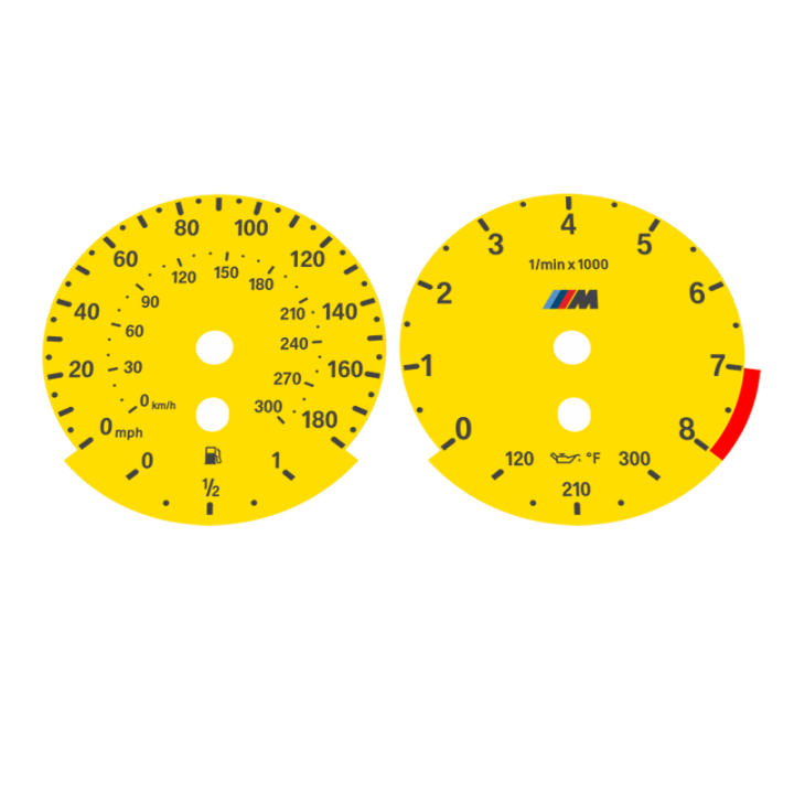 BMW E70 X5M | E71 X6M Custom Gauge Faces