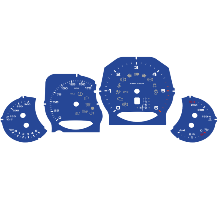 Porsche 958 Cayenne Diesel Custom Gauge Faces