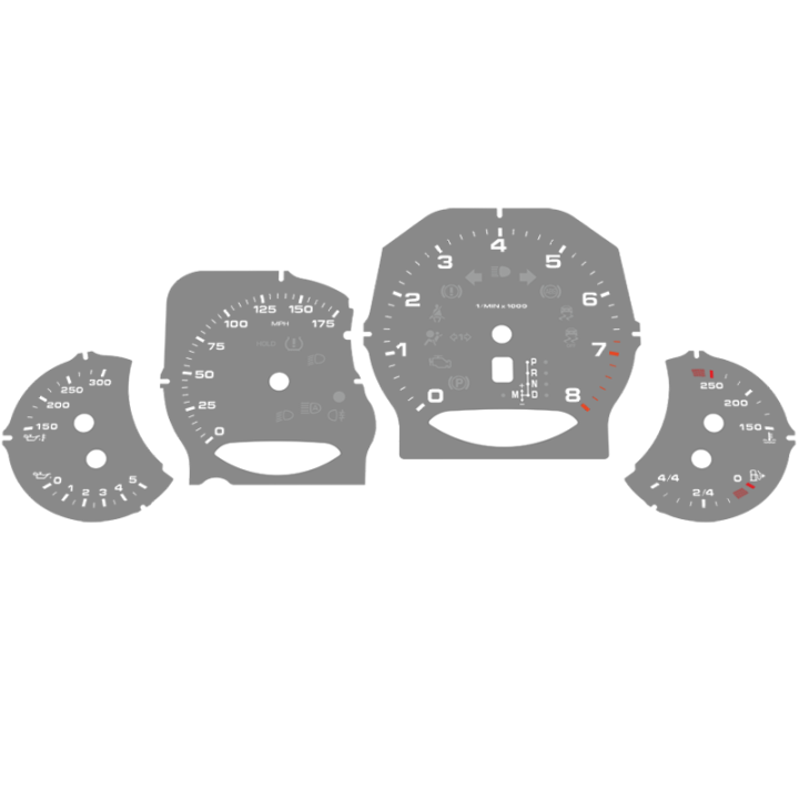 Porsche 958 Cayenne Custom Gauge Faces