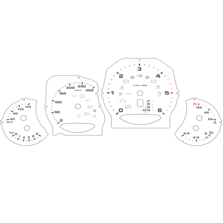 Porsche 970 Panamera Custom Gauge Faces