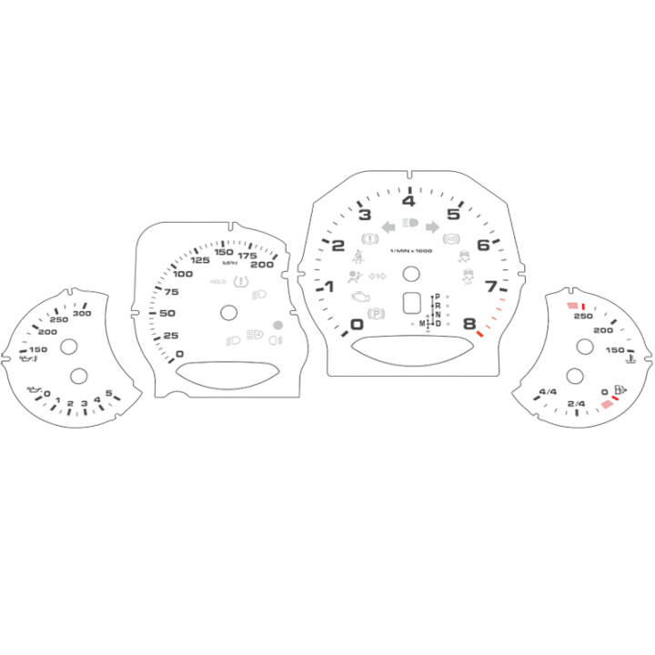 Porsche 970 Panamera Custom Gauge Faces