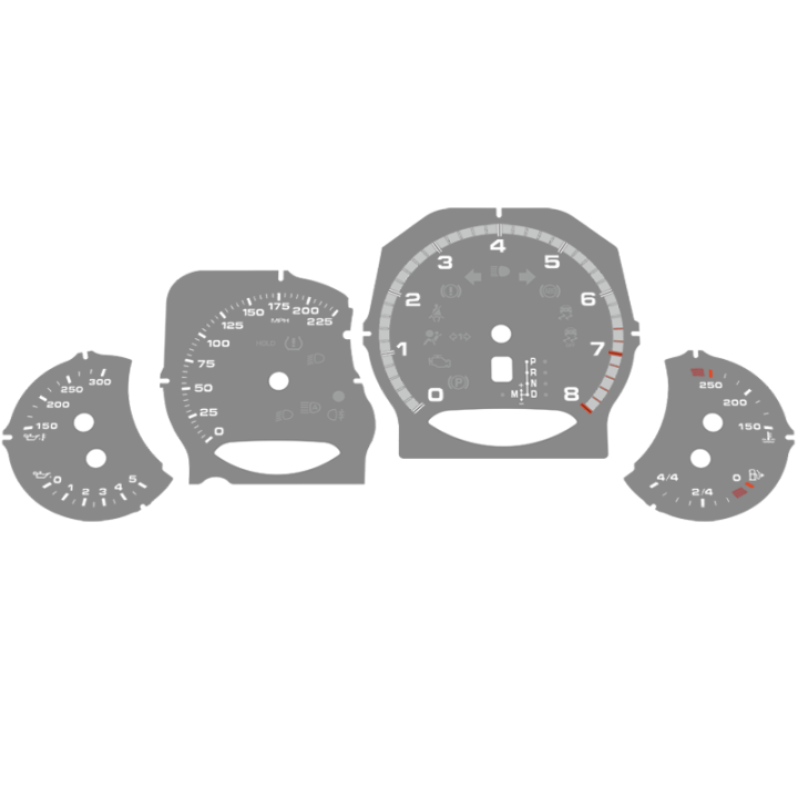 Porsche 970 Panamera Custom Gauge Faces