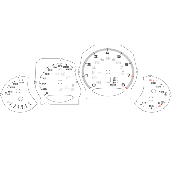 Porsche 970 Panamera Custom Gauge Faces