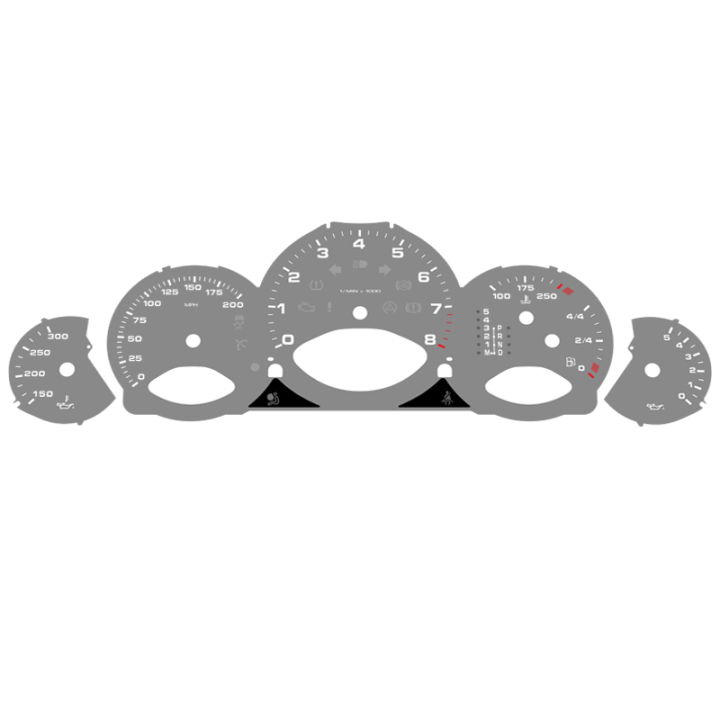 Porsche 997 Carrera | Carrera S | GTS Custom Gauge Faces