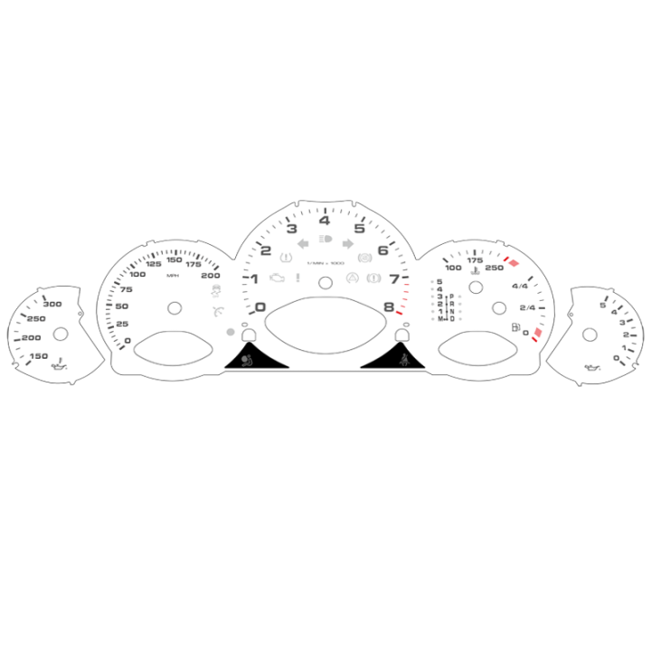 Porsche 997 Carrera | Carrera S | GTS Custom Gauge Faces