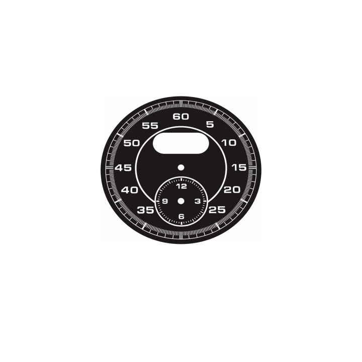 Porsche Sport Chrono Red Gauges