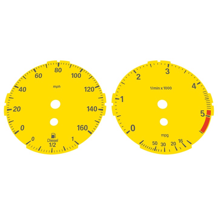 BMW E90 E92 316d 318d 320d 325d 330d LOW Yellow